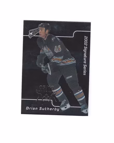 2001-02 BAP Signature Series Toronto Spring Expo #223 Brian Sutherby (50-X36-CAPITALS)