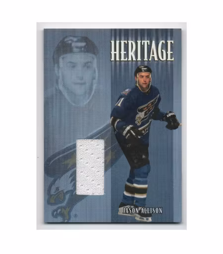 2001-02 BAP Update Heritage #H26 Jason Allison (60-X145-CAPITALS)