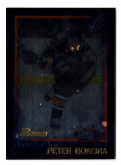 2001-02 Bowman YoungStars Ice Cubed #48 Peter Bondra (15-X137-CAPITALS)