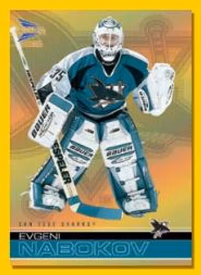 2001-02 McDonald's Pacific #35 Evgeni Nabokov SP (10-X23-SHARKS)