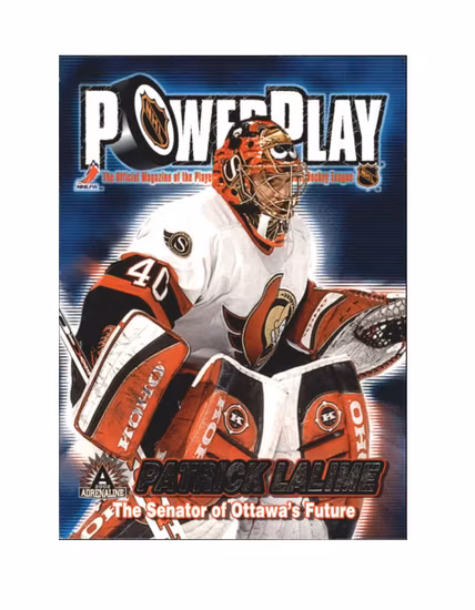 2001-02 Pacific Adrenaline Power Play #25 Patrick Lalime (10-X173-SENATORS)