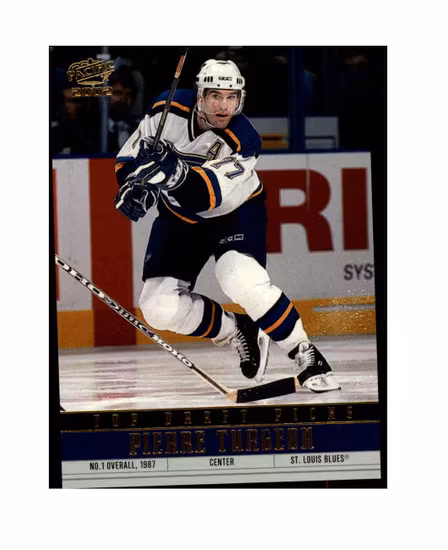 2001-02 Pacific Top Draft Picks #9 Pierre Turgeon (10-X173-BLUES)
