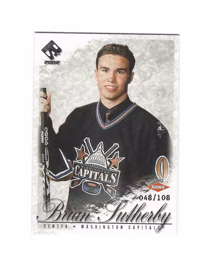2001-02 Private Stock Silver #140 Brian Sutherby (25-X36-CAPITALS)