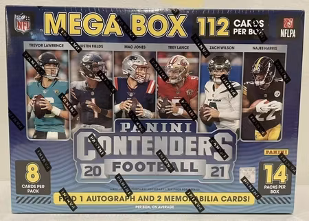 2021 Panini Contenders Football (Mega Box)