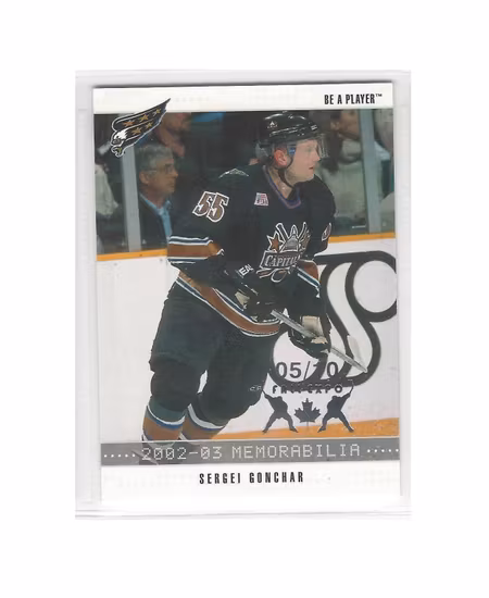 2002-03 BAP Memorabilia Toronto Fall Expo #168 Sergei Gonchar (50-X139-CAPITALS)