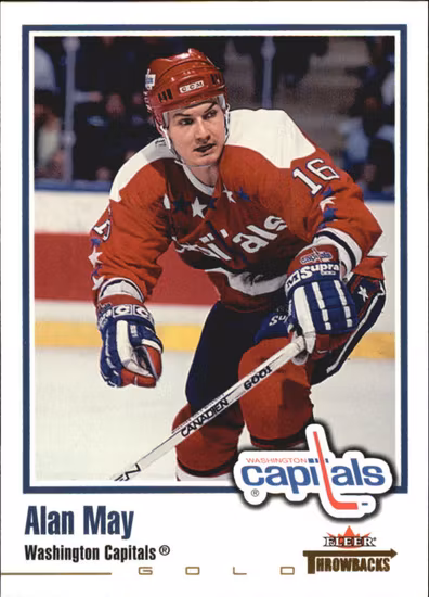 2002-03 Fleer Throwbacks Gold #42 Alan May (15-X64-CAPITALS)