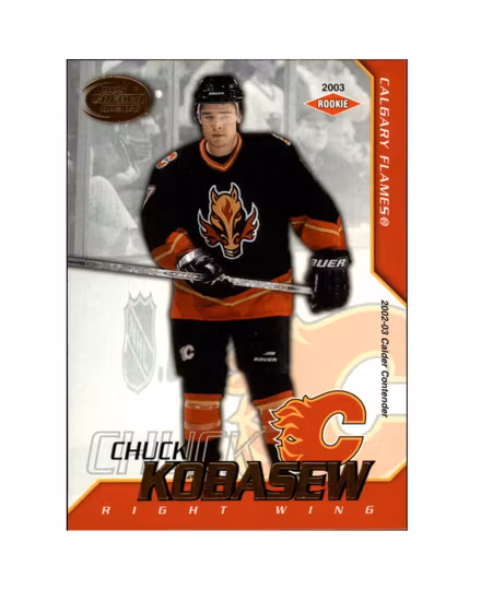 2002-03 Pacific Calder #107 Chuck Kobasew RC (12-X276-FLAMES)