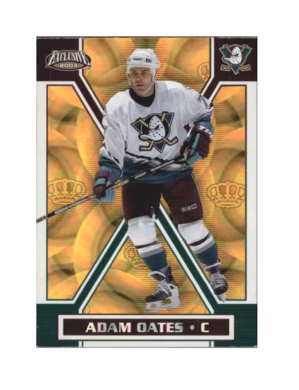 2002-03 Pacific Exclusive Gold #3 Adam Oates (10-X171-DUCKS)