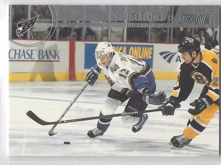 2002-03 Stadium Club Silver Decoy Cards #67 Peter Bondra (10-X139-CAPITALS)