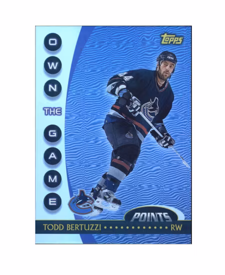 2002-03 Topps Own The Game #OTG3 Todd Bertuzzi (10-X161-CANUCKS)