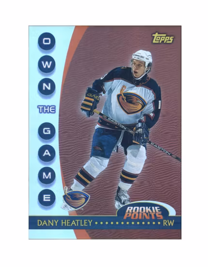 2002-03 Topps Own The Game #OTG11 Dany Heatley (10-X110-THRASHERS)