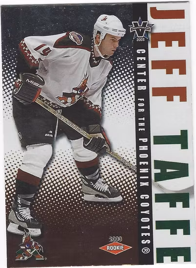 2002-03 Vanguard #129 Jeff Taffe RC (12-X41-COYOTES)