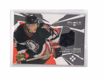 2003-04 Black Diamond Threads #DTDB Daniel Briere (40-X215-SABRES)