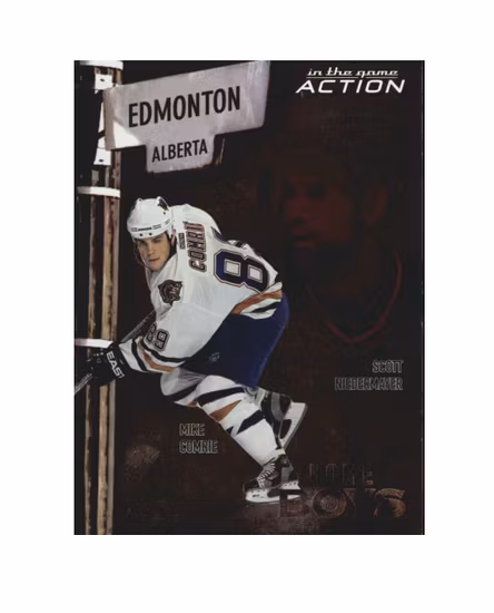 2003-04 ITG Action Homeboys #HB4 Mike Comrie Scott Niedermayer (10-X162-OILERS+DEVILS)