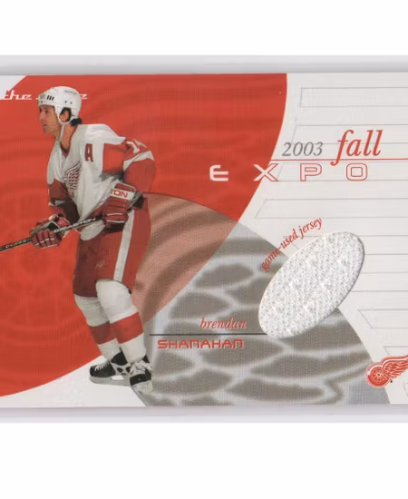 2003-04 ITG Toronto Fall Expo Jerseys #FE8 Brendan Shanahan (100-X175-RED WINGS)