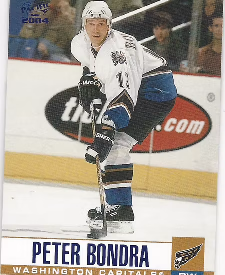 2003-04 Pacific Blue #340 Peter Bondra (15-X5-CAPITALS)