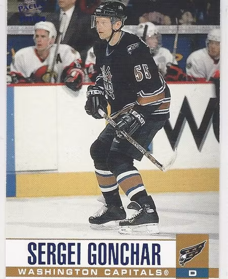 2003-04 Pacific Blue #342 Sergei Gonchar (12-X150-CAPITALS)