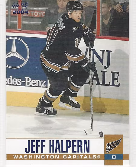 2003-04 Pacific Blue #344 Jeff Halpern (12-X140-CAPITALS)