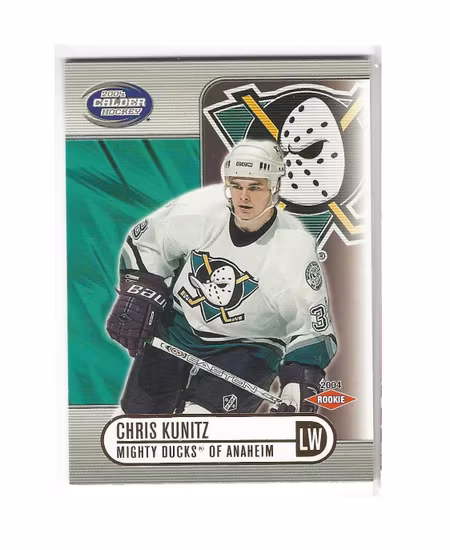 2003-04 Pacific Calder #101 Chris Kunitz RC (20-X94-DUCKS)