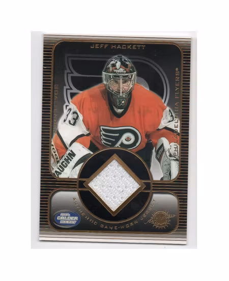 2003-04 Pacific Calder #154 Jeff Hackett JSY (30-X205-FLYERS)