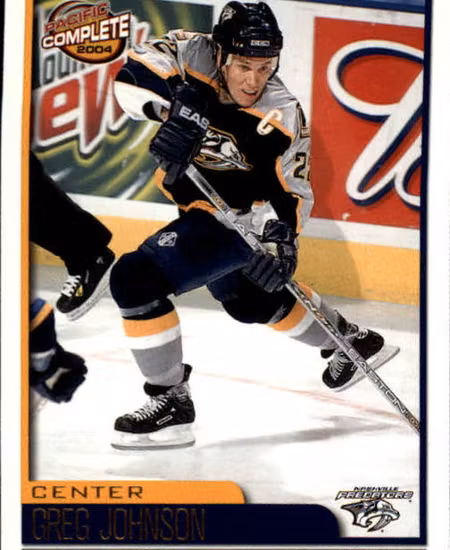 2003-04 Pacific Complete #280 Greg Johnson (5-X56-PREDATORS)