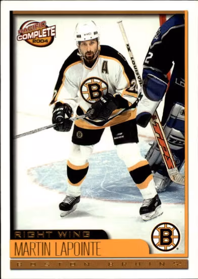 2003-04 Pacific Complete #292 Martin Lapointe (5-X38-BRUINS)