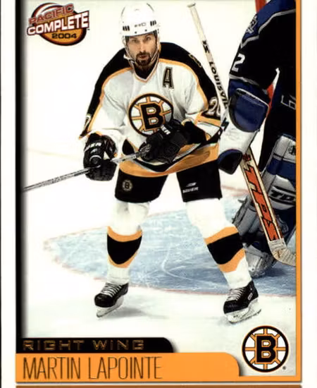 2003-04 Pacific Complete #292 Martin Lapointe (5-X38-BRUINS)