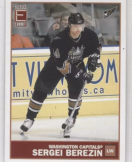 2003-04 Pacific Exhibit Blue Backs #146 Sergei Berezin (10-X125-CAPITALS)
