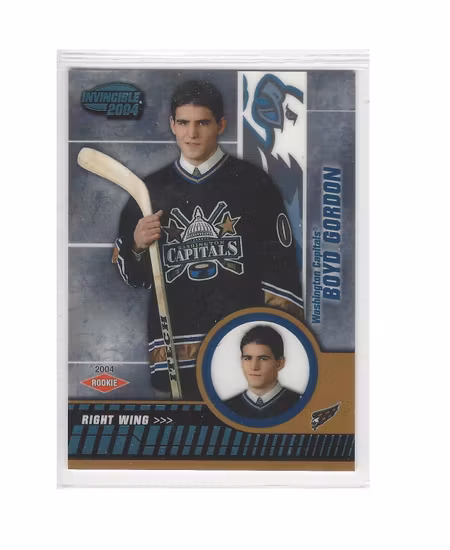 2003-04 Pacific Invincible Blue #125 Boyd Gordon (25-X137-CAPITALS)