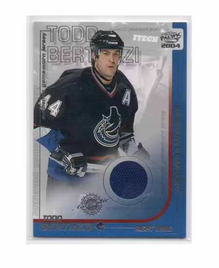2003-04 Pacific Jerseys #38 Todd Bertuzzi (25-X233-GAMEUSED-CANUCKS)