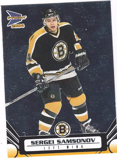 2003-04 Pacific Prism #11 Sergei Samsonov (5-183x8-BRUINS)
