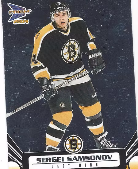 2003-04 Pacific Prism #11 Sergei Samsonov (5-183x8-BRUINS)