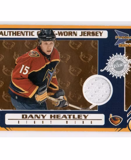 2003-04 Pacific Prism #102 Dany Heatley JSY (20-X202-THRASHERS) SE SKICK