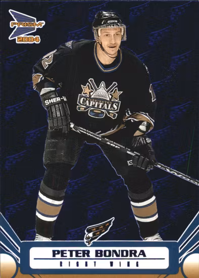 2003-04 Pacific Prism Blue #98 Peter Bondra (15-X68-CAPITALS)