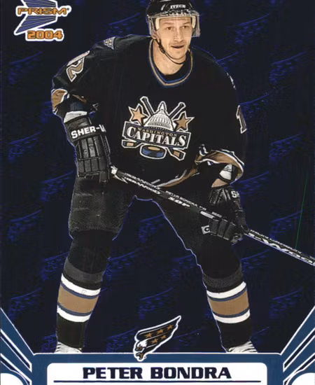 2003-04 Pacific Prism Blue #98 Peter Bondra (15-X68-CAPITALS)