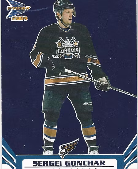 2003-04 Pacific Prism Blue #99 Sergei Gonchar (12-X46-CAPITALS)