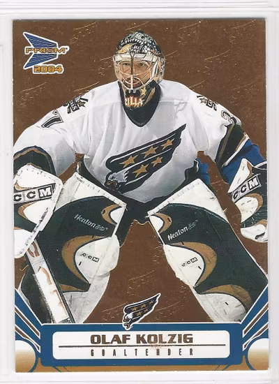 2003-04 Pacific Prism Gold #100 Olaf Kolzig (12-X139-CAPITALS)