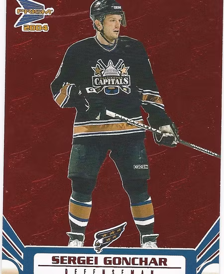2003-04 Pacific Prism Red #99 Sergei Gonchar (15-X36-CAPITALS)