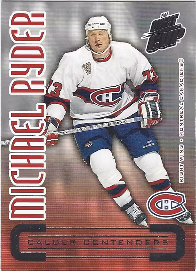 2003-04 Pacific Quest for the Cup Calder Contenders #12 Michael Ryder (15-139x5-CANADIENS)