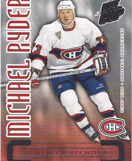 2003-04 Pacific Quest for the Cup Calder Contenders #12 Michael Ryder (15-139x5-CANADIENS)
