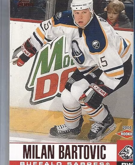 2003-04 Pacific Red #35 Milan Bartovic (10-X111-SABRES)