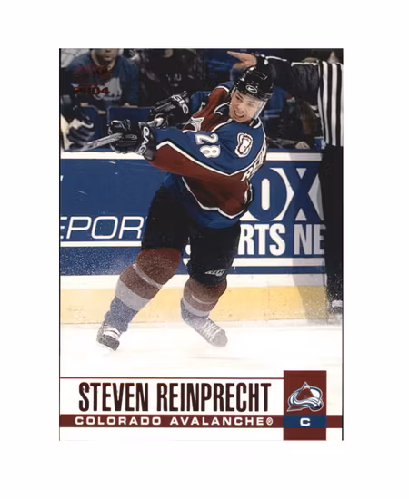 2003-04 Pacific Red #87 Steven Reinprecht (10-X185-AVALANCHE)