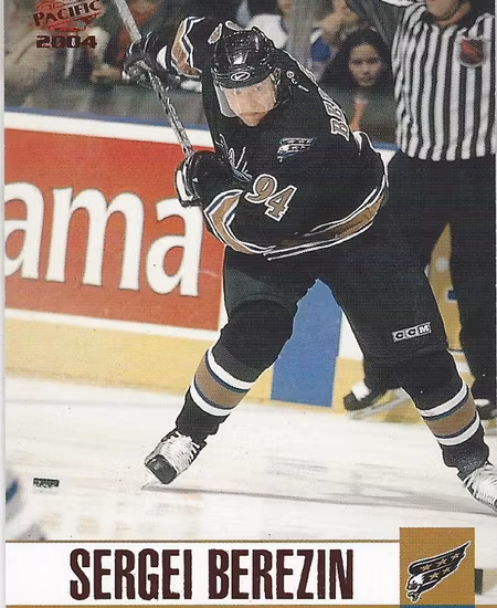 2003-04 Pacific Red #339 Sergei Berezin (10-X38-CAPITALS)