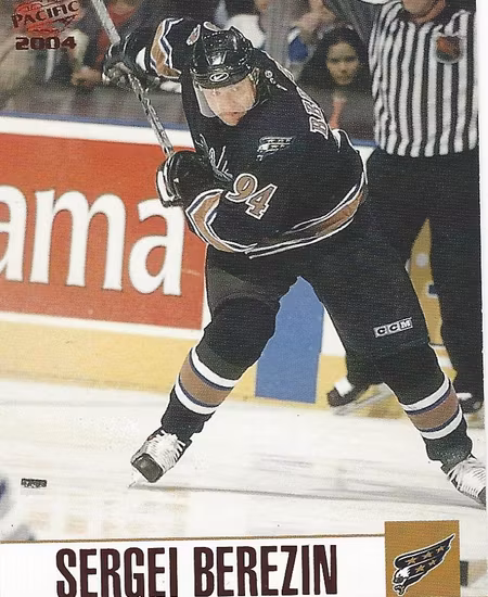 2003-04 Pacific Red #339 Sergei Berezin (10-X43-CAPITALS)