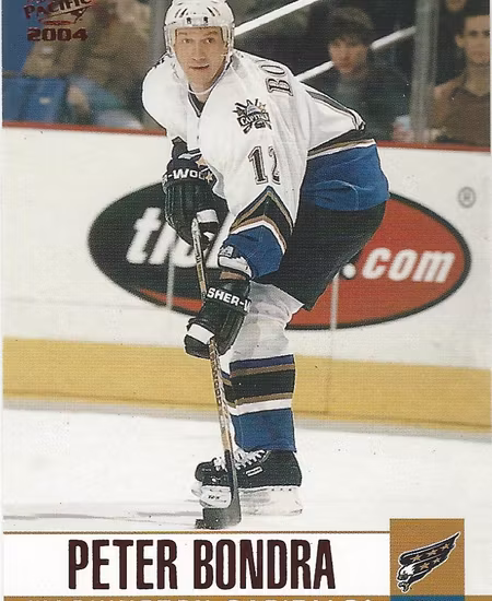 2003-04 Pacific Red #340 Peter Bondra (10-X4-CAPITALS)