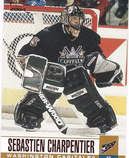 2003-04 Pacific Red #341 Sebastien Charpentier (10-X45-CAPITALS)