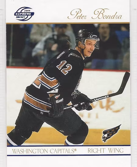 2003-04 Pacific Supreme Blue #98 Peter Bondra (12-X137-CAPITALS)