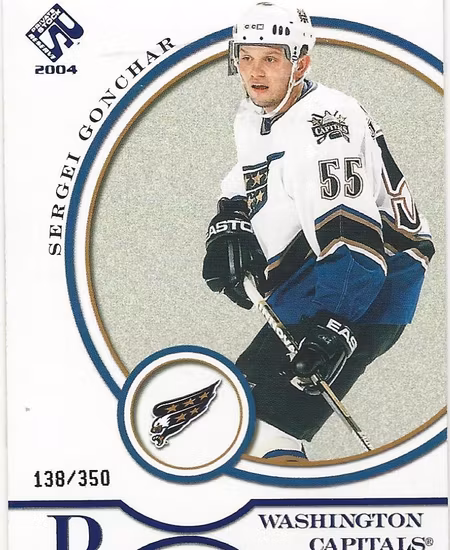 2003-04 Private Stock Reserve Blue #99 Sergei Gonchar (12-X37-CAPITALS)