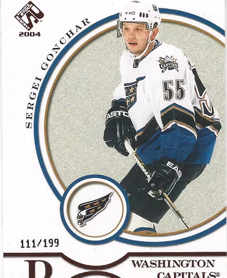 2003-04 Private Stock Reserve Red #99 Sergei Gonchar (15-X37-CAPITALS)