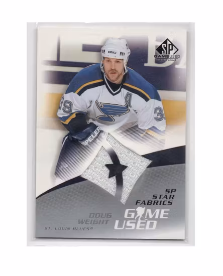 2003-04 SP Game Used #101 Doug Weight JSY (40-X186-BLUES)